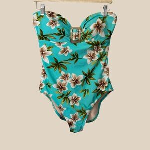 Beach Bay Floral Tropical Swimsuit
